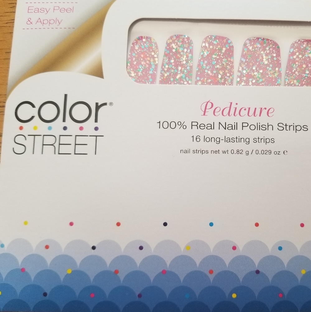 Color Street Dansk All Night Pedicure nail strips